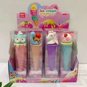 Goma de borrar cono de helado