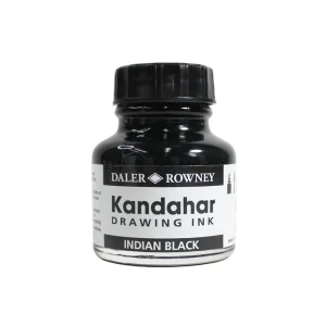 Tinta Black Kandahar Ink Para Lettering Rowney